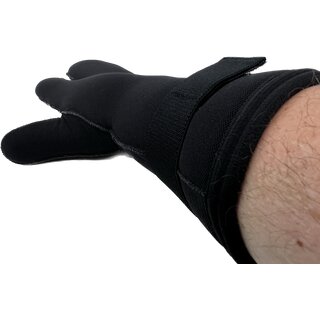 7 mm three finger glove, long with Kevlar