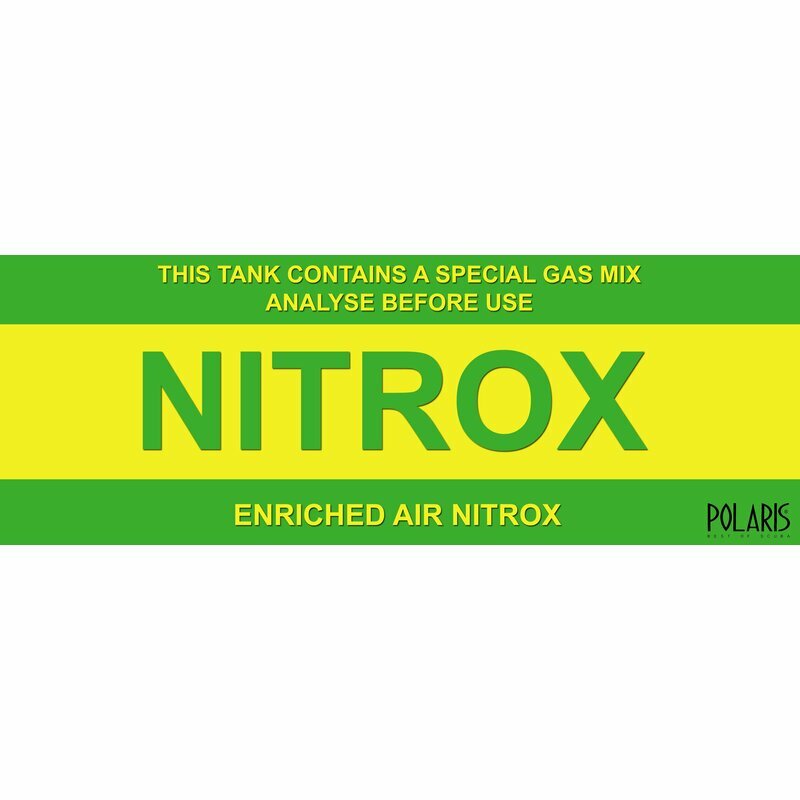 Nitrox Flaschenaufkleber von Sauerstoffsensoren.de 