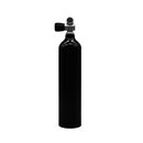 MES 2 L / 200 bar Alu Cylinder, black with valve 12144