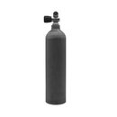 MES 3 L/200 bar alu cylinder, natural , with valve 12144