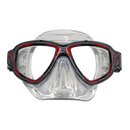 Mask &bdquo;Rock&ldquo;, clear silicon, red