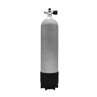 Faber 12 L/300 bar hot dipped  steel cylinder, complete with valve 12888-RE and Boot
