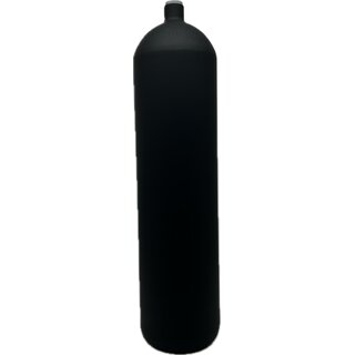 12L long, dive cylinder -concave- BLACK !!