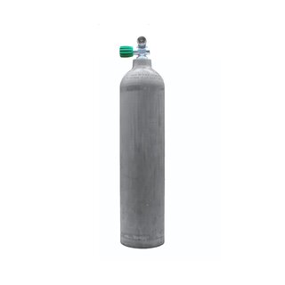 MES 7 L /200 bar alu cylinder natural with Nitrox valve 12400