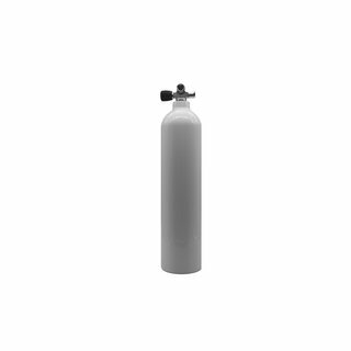 MES 7 L / 200 bar alu cylinder white with pro valve 12544LI