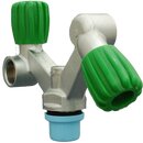 Twin valve Nitrox M26x2 outlet