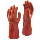 Showa gloves, orange M