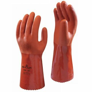 Showa gloves, orange L